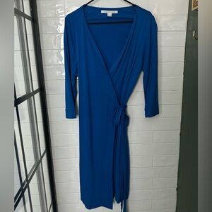 COPY - DVF Cobalt Julian Wrap Dress  sz 14